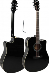 V-TONE VEAG1 CE BK - 4/4 electro-acoustic guitar, black | 5908249825932 | 5908249825932