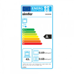Simfer | Cooker | 5405SERBB | Hob type Gas | Oven type Electric | White | Width 50 cm | Electronic ignition | Depth 60 cm | 43 L | 5405SERBB | 8699272096242