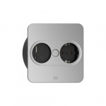 Bachmann TWIST 2 1xCEE7/3 1xUSB A/C 22W 0,2m GST18 silber eckig | 946.013 | 4057298129223