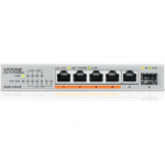 Zyxel XMG-105HP Unmanaged 2.5G Ethernet (100/1000/2500) Power over Ethernet (PoE) Silver | XMG-105HP-EU0101F | 4718937631124