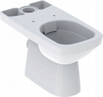 Geberit Selnova Square Stojąca miska WC do spłuczki nasadzanej, lejowa, B35cm, H40cm, T68cm, częściowo ukryte mocowania, odpływ poziomy, Rimfree | 501.563.01.7 | 4025410771544