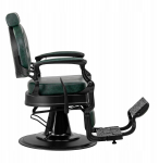 Activeshop Gabbiano fotel barberski President zielony z czarną ramą | 5906717465062 | 5906717465062