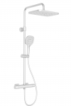 Zestaw prysznicowy KFA 5756-910-44 / KFA / MALAGA /  DESZCZOWNIA Z BATERIĄ TERMOSTAT NATRYSKOWĄ ŚCIANNA, WHITE / | 5907571570428 | 5907571570428