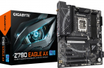 GIGABYTE Z790 EAGLE AX Motherboard - Supports Intel Core 14th Gen CPUs, 12+1+１Phases Digital VRM, up to 7600MHz DDR5 (OC), 3xPCIe 4.0 M.2, Wi-Fi 6E, 2.5GbE LAN, USB 3.2 Gen 2 | Z790 EAGLE AX | 4719331860998