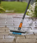 Gardena GARDENA Cleansystem washing set soft with handle S, washing brush (grey/turquoise, working width 27cm) | 18826-20 | 4078500064828