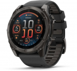 Garmin Fenix 8 3.56 cm (1.4") AMOLED 51 mm Digital 454 x 454 pixels Touchscreen Titanium Wi-Fi GPS (satellite) | 010-02905-21 | 753759338206