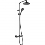 Termostatinė du&scaron;o sistema Hansgrohe Vernis Blend 200 1jet EcoSmart, 26089670, juoda matinė | 26089670 | 4059625338667