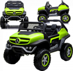 Lean Sport Auto na Akumulator Mercedes Unimog Zielony | 3970 | 5902808159643