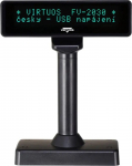 VFD displej FV-2030B 2x20, 9 mm, USB, čierny | EJG1003 | 8594182290646