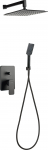 Zestaw prysznicowy Valvex 2454570-MBK ZESTAW NATRYSKOWY PODTYNK. LOFT BLACK VALVEX ( CARRE ) // BV.2454570-MBK | 5902273574552 | 5902273574552