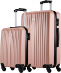 Slazenger ZESTAW 2 WALIZEK 18 i 26 CALE SLAZENGER ROSE GOLD | 247328 | 8711252247328