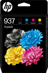 Tusz HP HP 937 CMYK Original Ink Cartridge 4-Pack | 6C400NE#LS1 | 199764688569