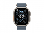 Watch Apple Watch Ultra 3 (2025) 5G 49mm Natural Titanium Case with Ocean Band - Anchor Blue | MEWH4QF/A | 195950608793