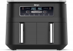 NINJA | Air Fryer | AF300 | Power 1 frying compartment: 1200 W; 2 frying compartments: 2400 W W | Capacity 7.6 L | Black | AF300EU | 622356239561