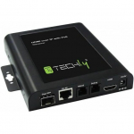System przekazu sygnału AV Techly Odbiornik ekstendera HDMI po skrętce, RJ45 PoE, TV Wall (20515) | IDATA EXTIP-VWR | 8054529020515