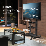 TV SET ACC MOBILE STAND/40-80"/BLACK TS2771-B ONKRON | TS2771-B | 4603728440132