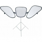 Lastolite Triflector MKII Rama + 3 panele Silver/White | LL LR2933SW | 5055135902724