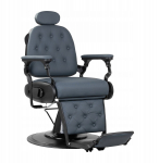 Activeshop Gabbiano Fotel barberski Francesco grafitowy z grafitową ramą | 5906717464959 | 5906717464959