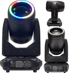 LIGHT4ME PRISM BEAM 250 RING głowica ruchoma LED oświetlenie sceniczne 24x0,2W 5050 RGB LED | 5908249827578 | 5908249827578