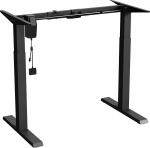 Ergo Office Biurko elektryczne regulacja wys. Ergo Office, max wys 123cm, max - 70 kg, bez blatu do pracy stojąco siedzącej, czarne, ER-403B | Nierozpoznano | 5902211119562