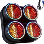LIGHT4ME BLINDER LED 4 RING oświetlacz sceniczny oświetlenie estradowe efekt ring 4x30W | 5908249827530 | 5908249827530