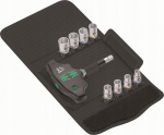 Wera Wera Kraftform Kompakt 400 RA Set 2, with ratchet function, socket wrench (black/green, 1/4, 9 pieces, with ball lock) | 05023470001 | 4013288222862