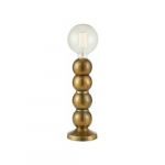 Lampa stołowa Markslojd Marksjold Gong 108780 lampa stołowa lampka 1x40W E27 złota | 108780 | 7330024612754