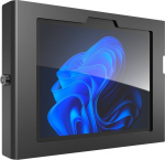 Uchwyt Compulocks Compulocks Surface GO 1-4 Gen Apex Secured Enclosure - Gehause - freiliegende Front-/Ruckkamera und Sensoren - fur Tablett - gesichert - verriegelbar - Metallrahmen - Schwarz - fur Microsoft Surface Go, Go 2, Go 3, Go 4 for Business ...