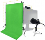 Kamera internetowa HP LEXIP X STEELPLAY Pro HD Streamers 4w1 Zestaw Mikrofon + Greenscreen + Statywy (EIAUT000051) | EIAUT000051 | 3760210990986