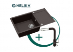 Komplektas: virtuvės plautuvė ir mai&scaron;ytuvas su i&scaron;traukiama žarna HELIKA SQT104-120AWP+2383-120 | HELIKA_SET03 | 4778007311431
