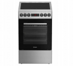 INDESIT Cooker | IS5V8CSX/P | Hob type Ceramic | Oven type Electric | Stainless Steel | Width 50 cm | Grilling | Depth 60 cm | 55 L | IS5V8CSX/P | 8690842723162