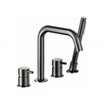 Bateria wannowa Celto 5035-210-61 / KFA / MOZA /  BATERIA WANNOWA 4-OTWOROWA STOJĄCA , GUN METAL GREY PVD / | 5907571505697 | 5907571505697