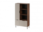 Cama 4 ALMERA bookcase 90x42x165 walnut/cashmere | RGACMMDRE0110 | 5903815010750