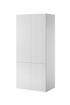 Wardrobe PAFOS 2D 90x55.5x198.5 white matt | PAFOS SZF 2D BI | 5903815008283