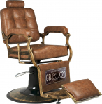 Activeshop Gabbiano fotel barberski Boss Old Leather jasnobrązowy | 5906717420450 | 5906717420450