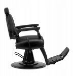 Activeshop Gabbiano Fotel barberski Francesco czarny z czarną ramą | 5906717464935 | 5906717464935