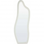 vidaXL Lustro w nieregularnej ramie białe Emily 160x58cm | 3560233537553 | 3560233537553