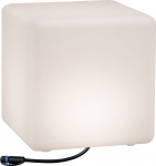 Lampa wisząca Paulmann Oprawa ogrodowa Plug & Shine CUBE 300x300 6.5W 3000K 575lm IP67 24V biały | PL94181 | 4000870941812