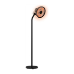 Cecotec ReadyWarm 21000 Carbon Focus | Infrared Heater | 2100 W | Number of power levels 3 | Suitable for rooms up to 20 m&sup2; | Black | IP24 | 7817 | 8435484078177