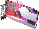 PHANTEKS Glacier G40 RTX 4090 Waterblock with Backplate for MSI, D-RGB - chrome | WACH-801 | 0886523002833
