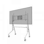 Neomounts Floor stand | FL50-575WH1 TV trolley | Adjustable Height | 65-110 " | Maximum weight (capacity) 125 kg | White | FL50-575WH1 | 8717371443245