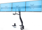 StarTech StarTech 3M1A3SG-MONITOR-ARM uchwyt / stojak do monitor&oacute;w 68,6 cm (27'') Biurko Czarny, Srebrny | 3M1A3SG-MONITOR-ARM | 0065030902052