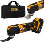 JCB Narzędzie wielofunkcyjne oscylacyjne 18V (kpl.: akumulator 2Ah, ładowarka, torba) | JCB-18MT-2XB-E | 5056485709292