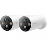 TP-LINK &bdquo;Inteligentn&aacute; bezdr&ocirc;tov&aacute; bezpečnostn&aacute; kamera&ldquo; &Scaron;pecifik&aacute;cie: 2K QHD (2560 &times; 1440), 2,4 GHz, nab&iacute;jateľn&aacute; l&iacute;tium-i&oacute;nov&aacute; bat&eacute;ria s kapacitou 10 000 mAh | Tapo C425(2-pack) | 4895252503586