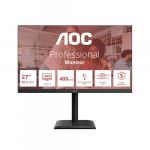 AOC | U27E4CV | 27 " | IPS | UHD | 16:9 | 60 Hz | 4 ms | 3840 x 2160 pixels | 400 cd/m&sup2; | HDMI ports quantity 2 | Black | U27E4CV | 4038986182836