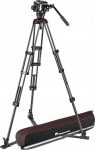 Manfrotto Zestaw Twin Carbon + głowica 504X - dolna rozp | MVK504XTWINGC | 8024221704136
