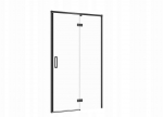 Cersanit S932-126 DRZWI NA ZAWIASACH KABINY PRYSZ LARGA CZARNA 120X195 PR SZKŁO TRANS // KNC.DRZ-LARGA-120X195-TR-P-CZ | 5901771012498 | 5901771012498