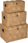 Atmosphera Zestaw pudełek, kuferki z MDF w trzech rozmiarach | 3560233825780 | 3560233825780