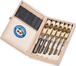Kirschen Dłuta stolarskie zestaw 6 szt 6-26mm (1101000) | 1101 HK | 4016649110655