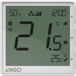 Engo EFAN-230W - Regulator klimakonwektor&oacute;w, biały 230V, Internetowy, podtynkowy , WIFI | 932310557 | 5905481996659